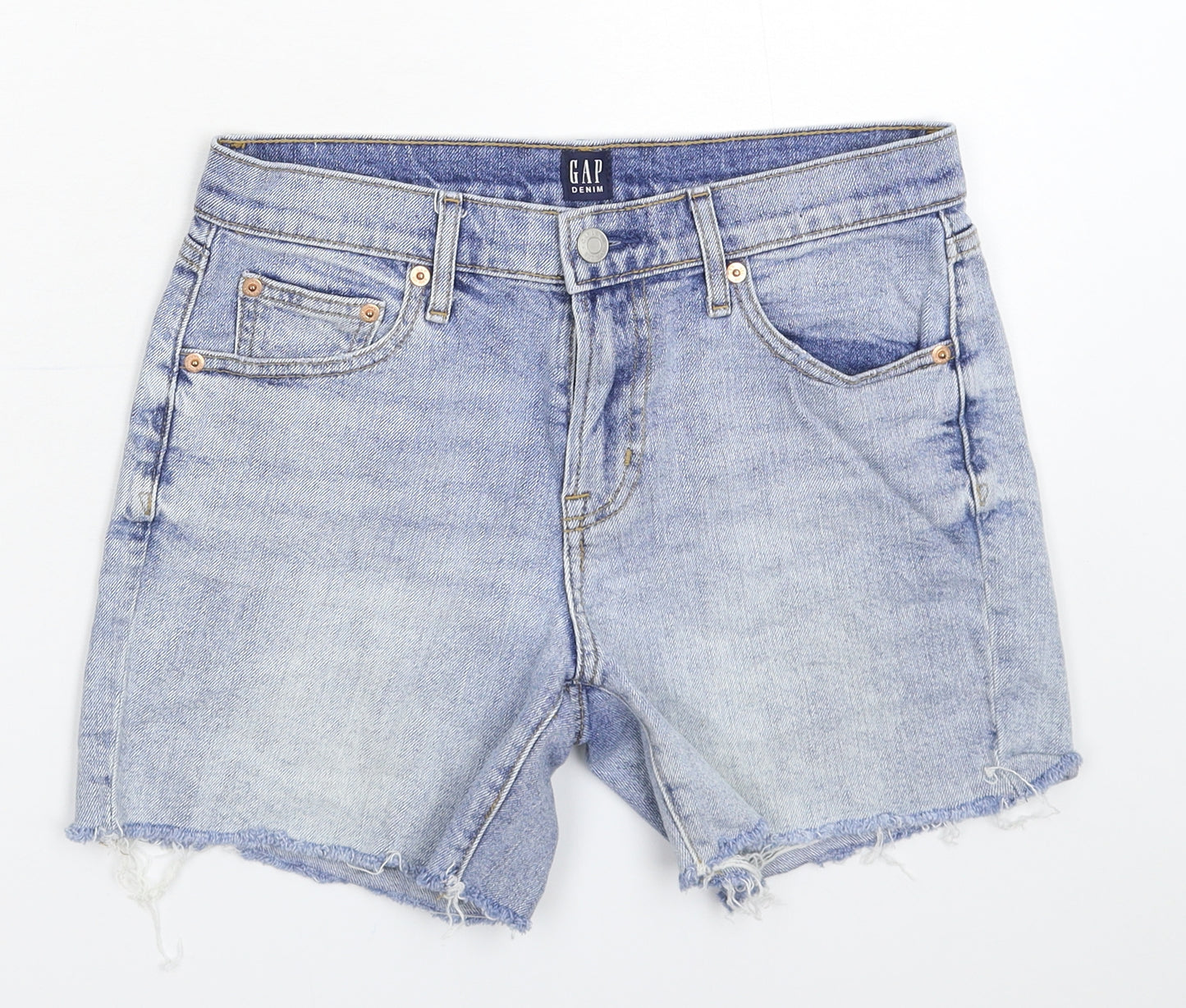 Gap Womens Blue  Denim Hot Pants Shorts Size 28 in