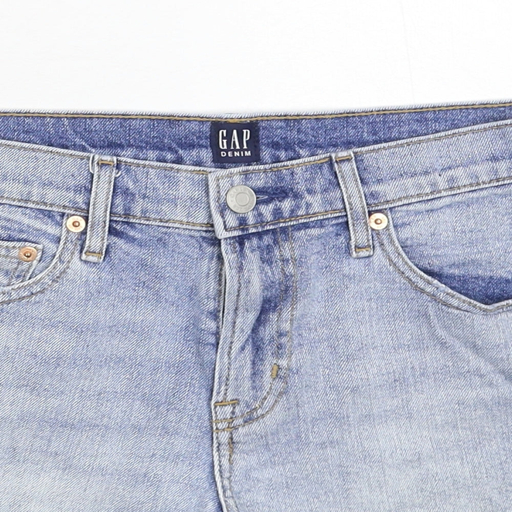 Gap Womens Blue  Denim Hot Pants Shorts Size 28 in