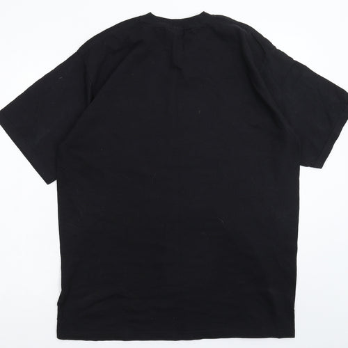 Russell Mens Black    T-Shirt Size L