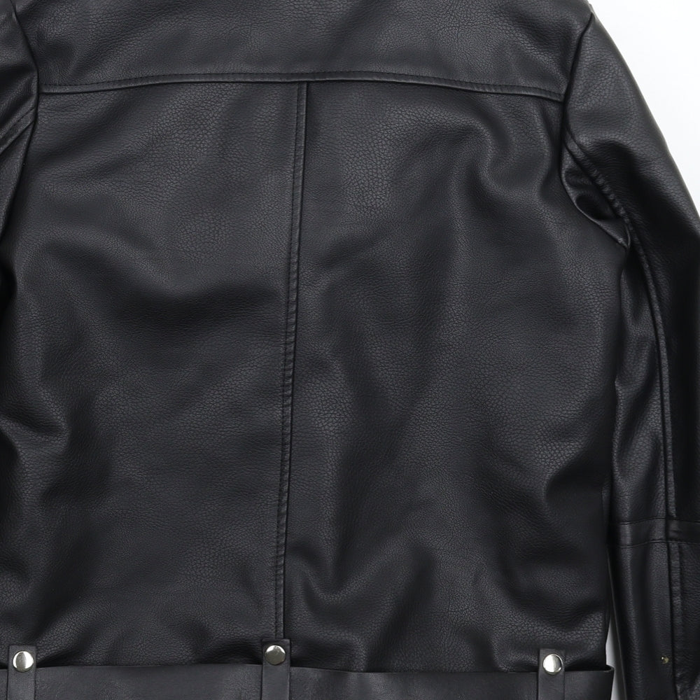 Maniere De Voir Mens Black   Jacket  Size S