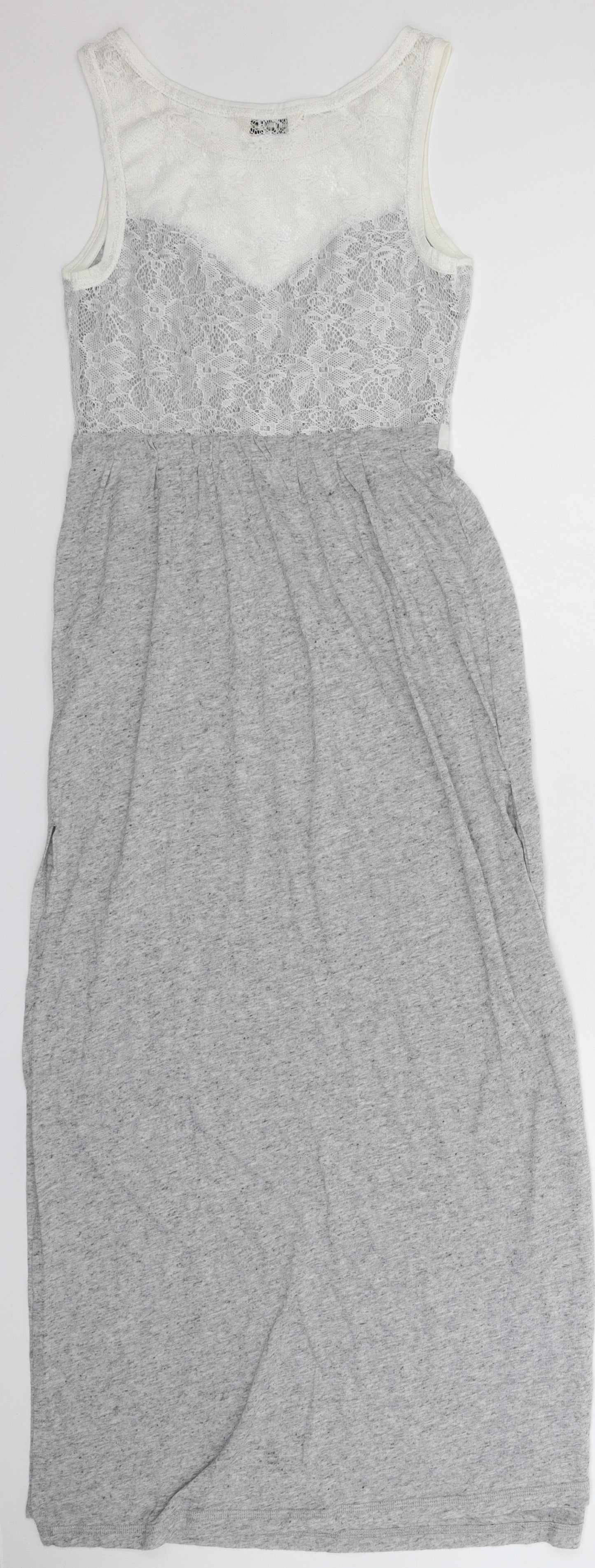 Miss Selfridge Womens Grey   Fit & Flare  Size 8