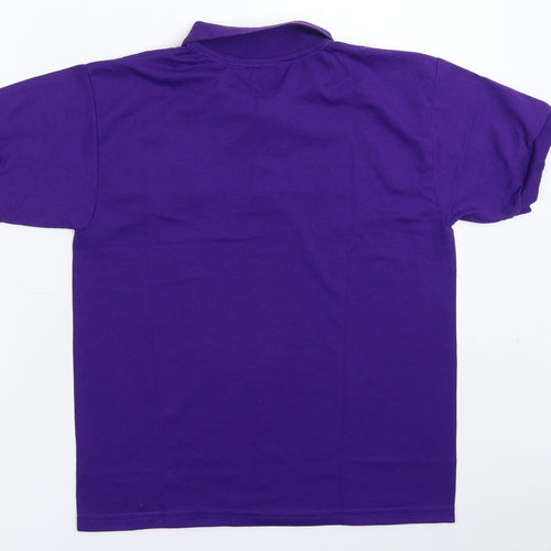 Gildan Boys Purple   Basic Polo Size 15-16 Years