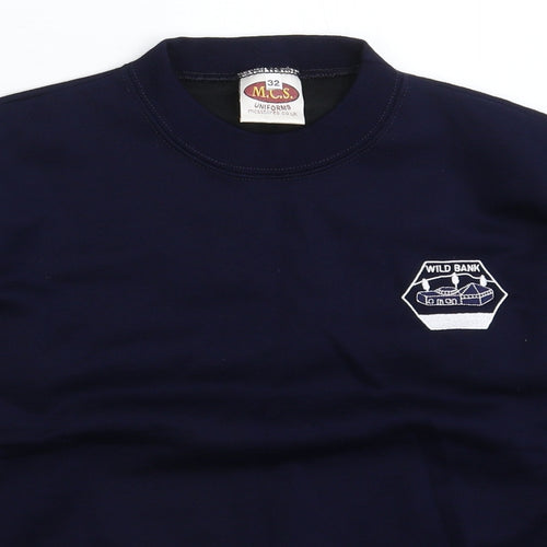 MCS Mens Blue   Pullover Sweatshirt Size XS