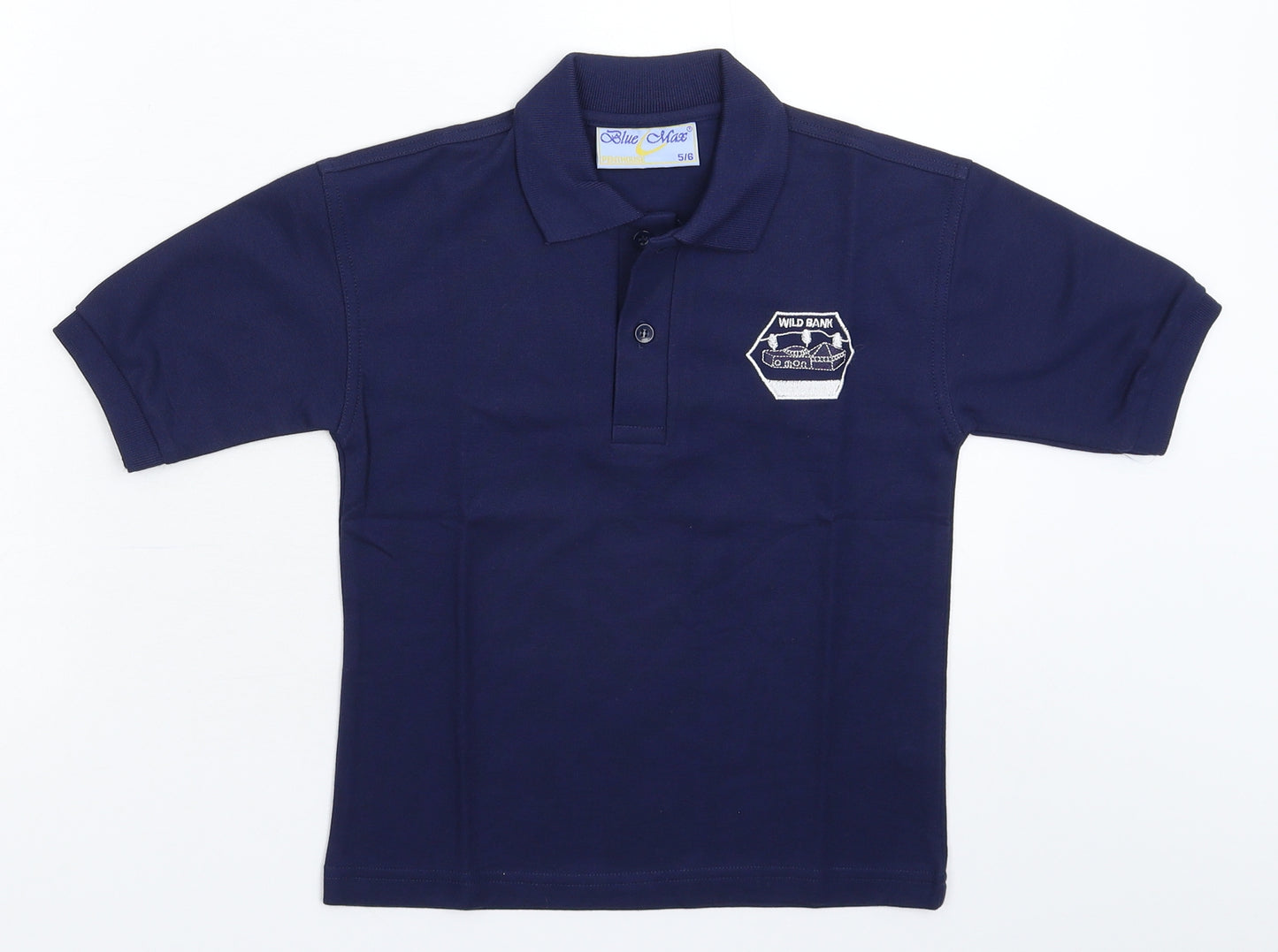 Blue Max Boys Blue   Basic Polo Size 5-6 Years