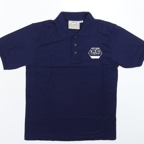 MCS Boys Blue   Basic Polo Size L