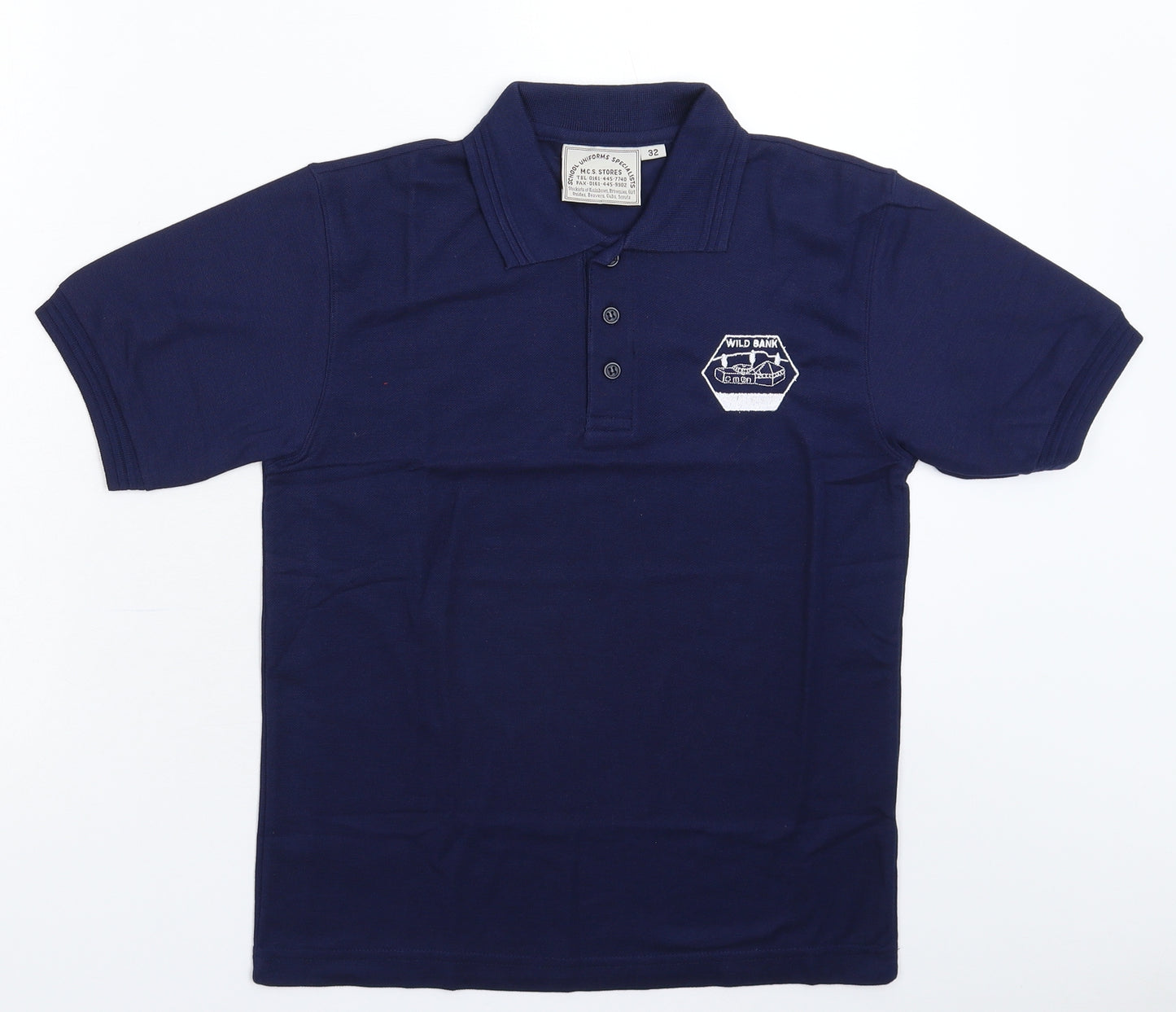 MCS Boys Blue   Basic Polo Size L
