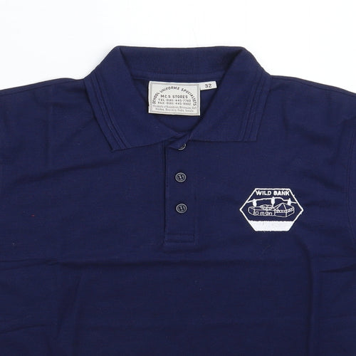 MCS Boys Blue   Basic Polo Size L