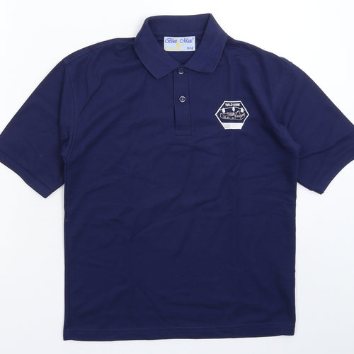 Blue Max Boys Blue   Basic Polo Size 11-12 Years