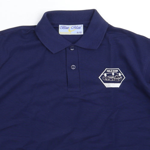 Blue Max Boys Blue   Basic Polo Size 11-12 Years