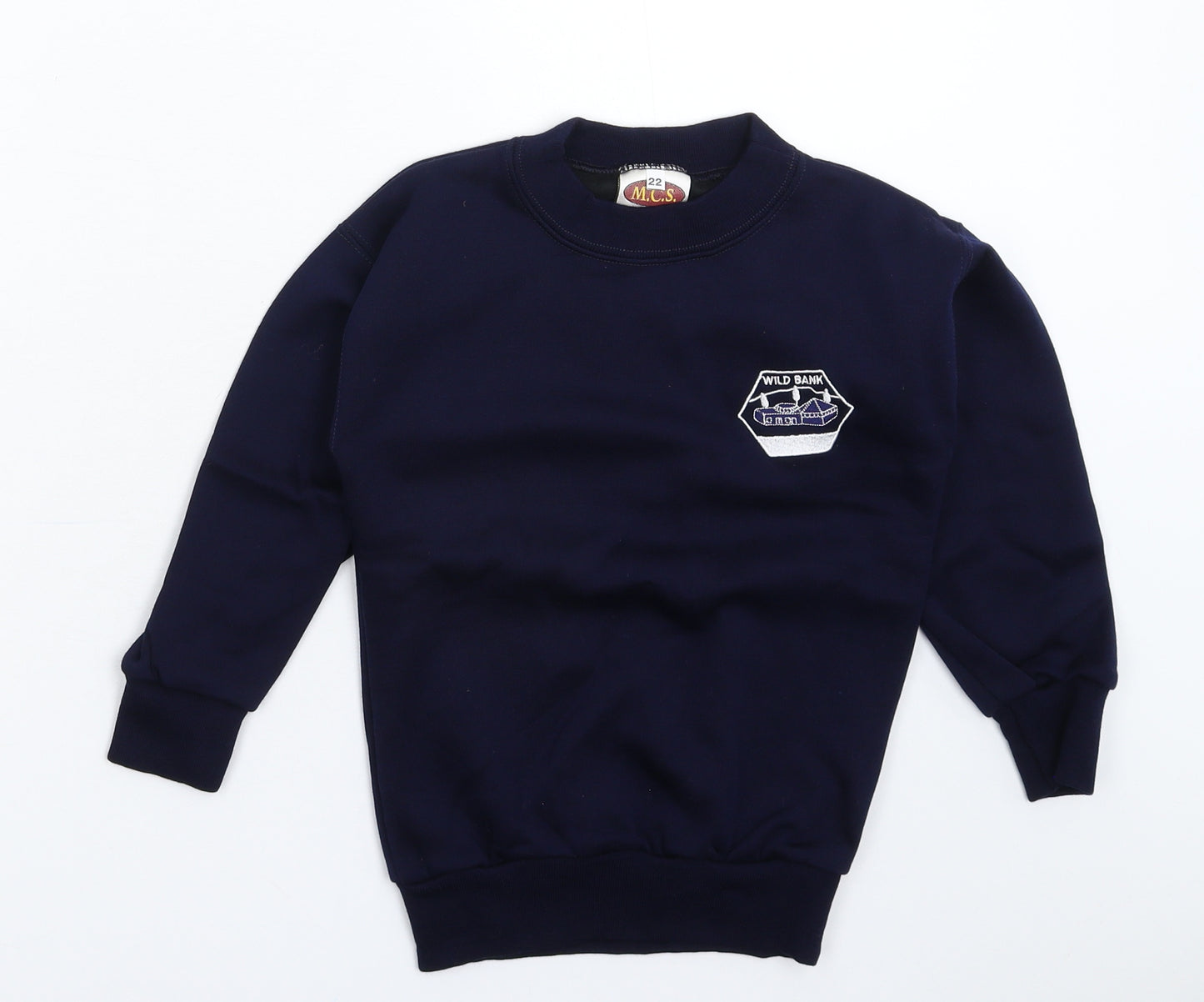 MCS Boys Blue   Pullover Sweatshirt Size S