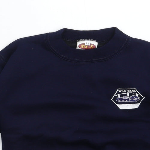 MCS Boys Blue   Pullover Sweatshirt Size S