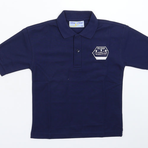 Blue Max Boys Blue   Basic Polo Size 5-6 Years