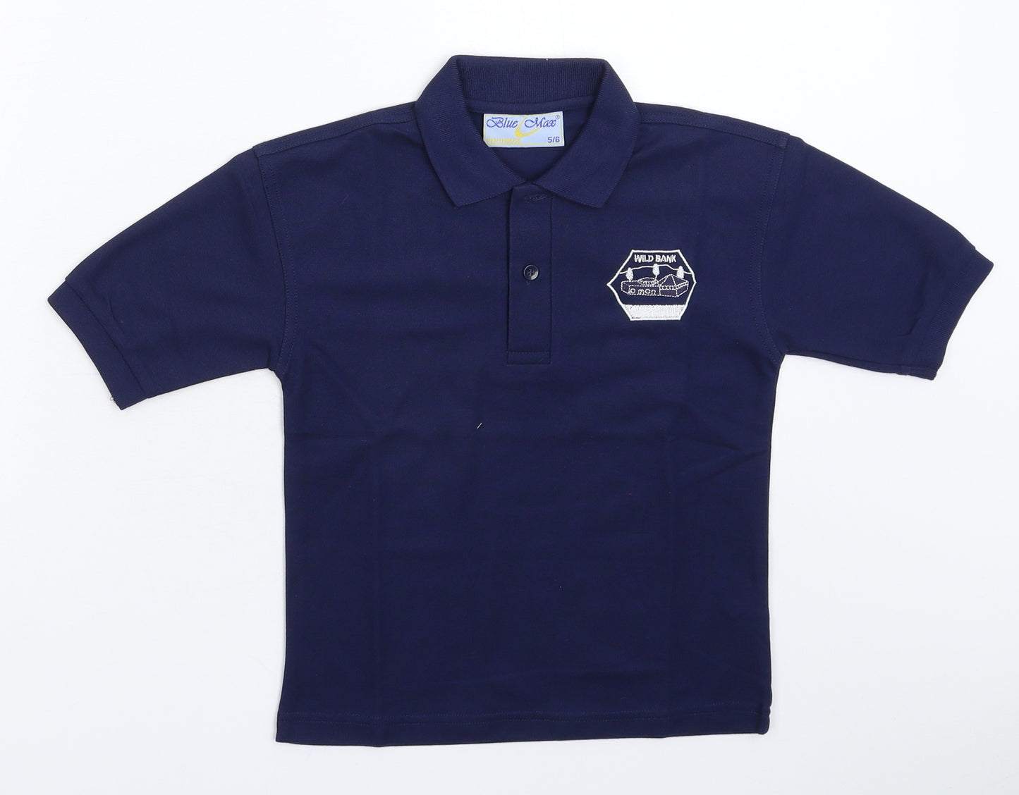 Blue Max Boys Blue   Basic Polo Size 5-6 Years