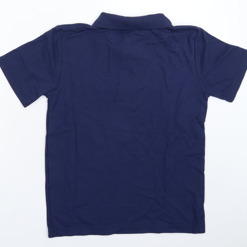 Woodbank Boys Blue   Basic Polo Size 13 Years