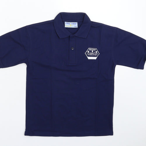 Blue Max Boys Blue   Basic Polo Size 9-10 Years