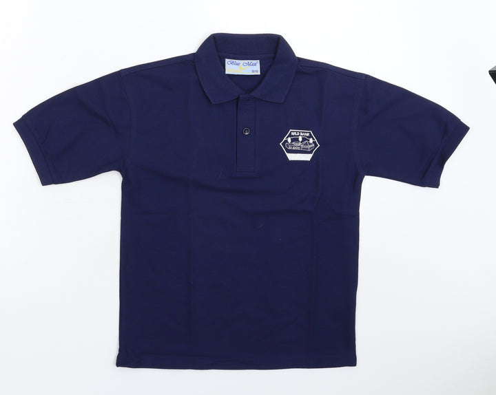 Blue Max Boys Blue   Basic Polo Size 9-10 Years