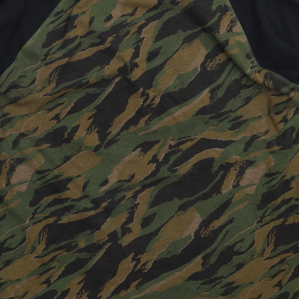Superdry Mens Multicoloured Camouflage   T-Shirt Size XL
