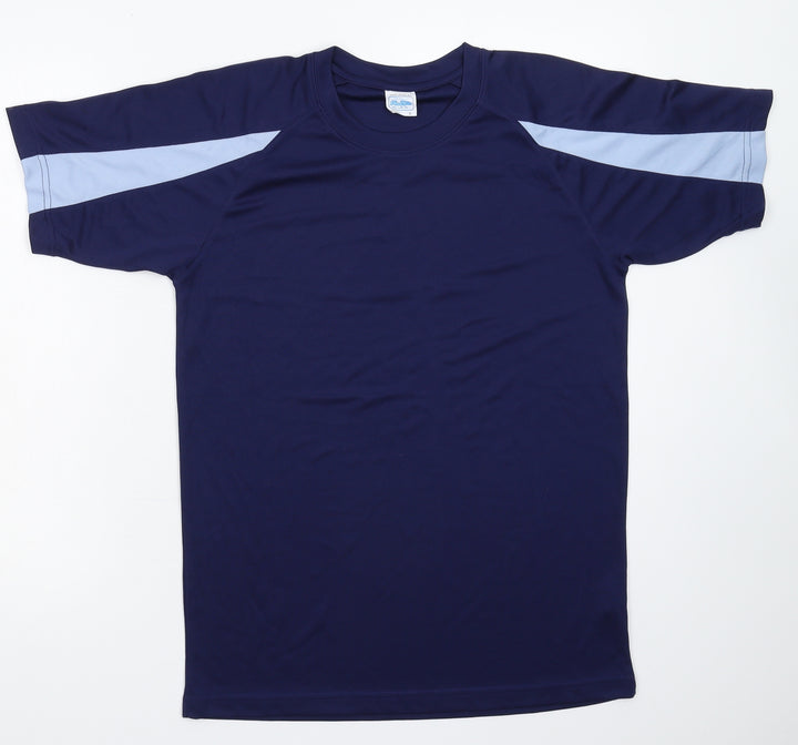 All We Do is Mens Blue Jersey T-Shirt Size S