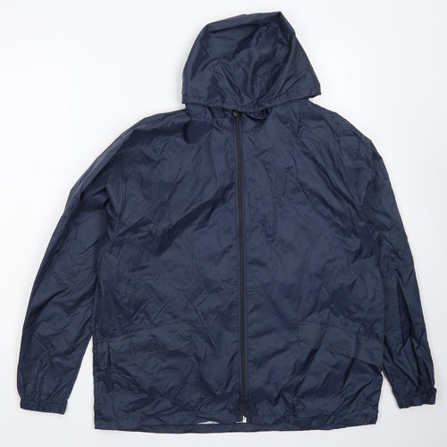 Result Mens Blue   Rain Coat Coat Size S