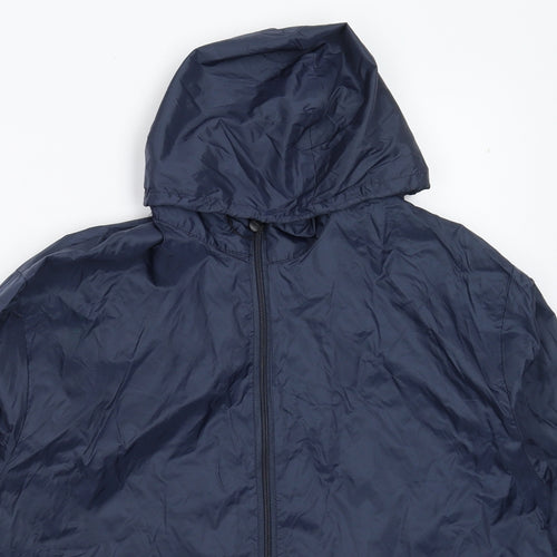 Result Mens Blue   Rain Coat Coat Size S