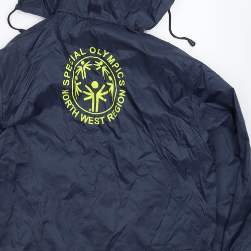 Result Mens Blue   Rain Coat Coat Size S