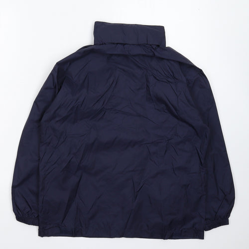 B&C Womens Blue   Rain Coat Coat Size 14
