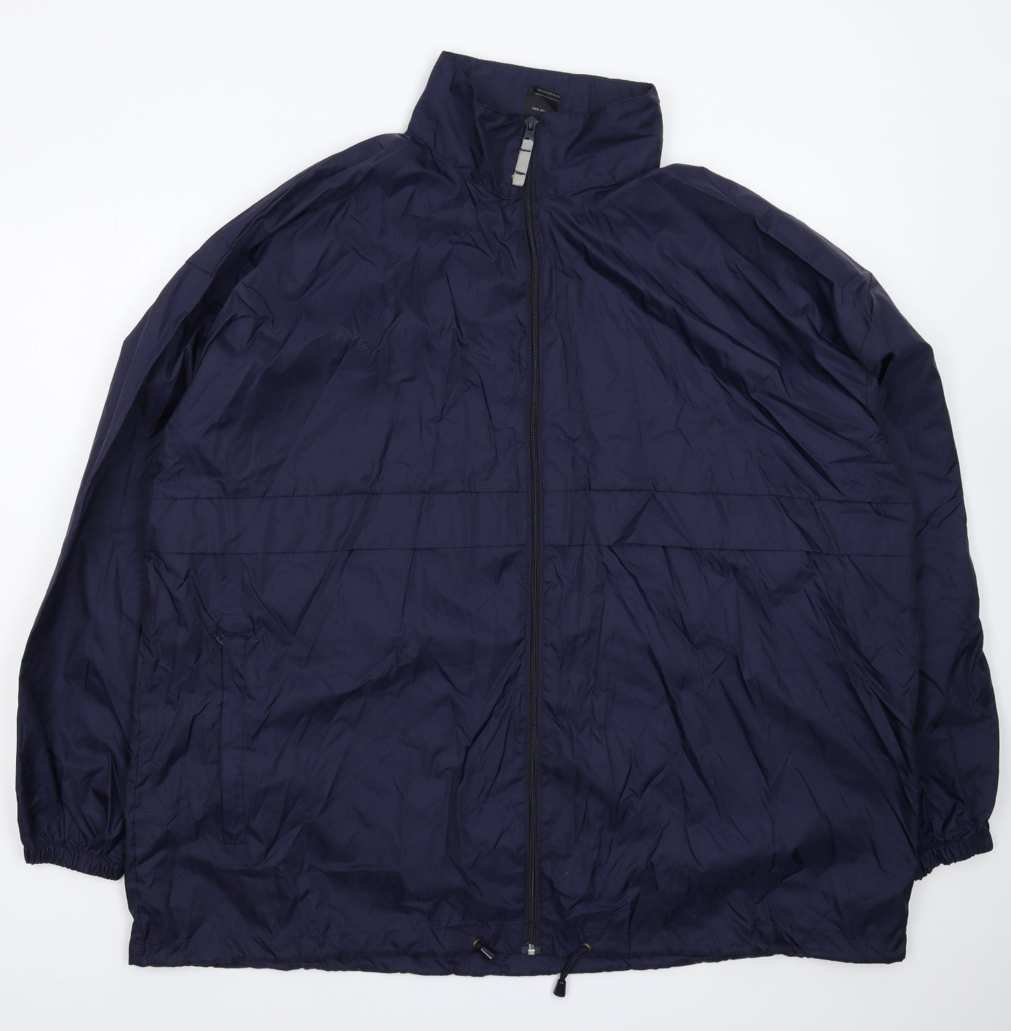 B&C Mens Blue   Rain Coat Coat Size 2XL