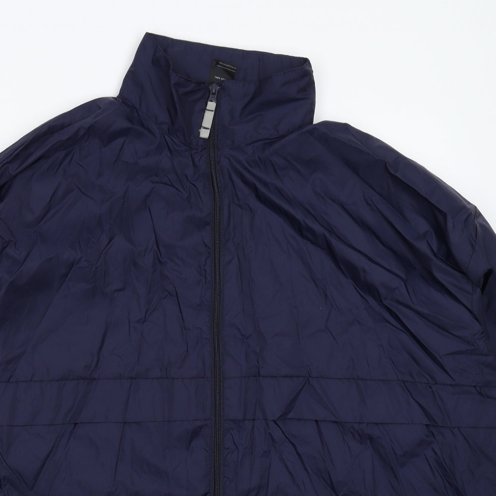 B&C Mens Blue   Rain Coat Coat Size 2XL