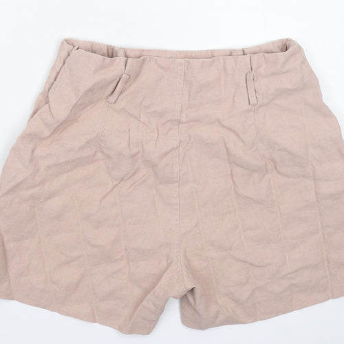 Miss Selfridge Womens Beige   Hot Pants Shorts Size 10
