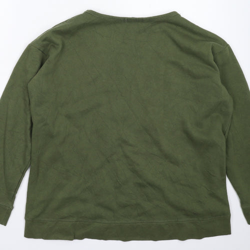Architect Womens Green   Pullover Sweatshirt Size XL