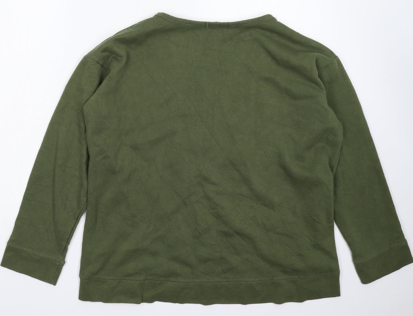 Architect Womens Green   Pullover Sweatshirt Size XL