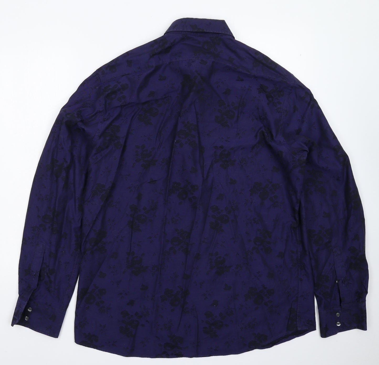 Autograph Mens Purple    Dress Shirt Size 17