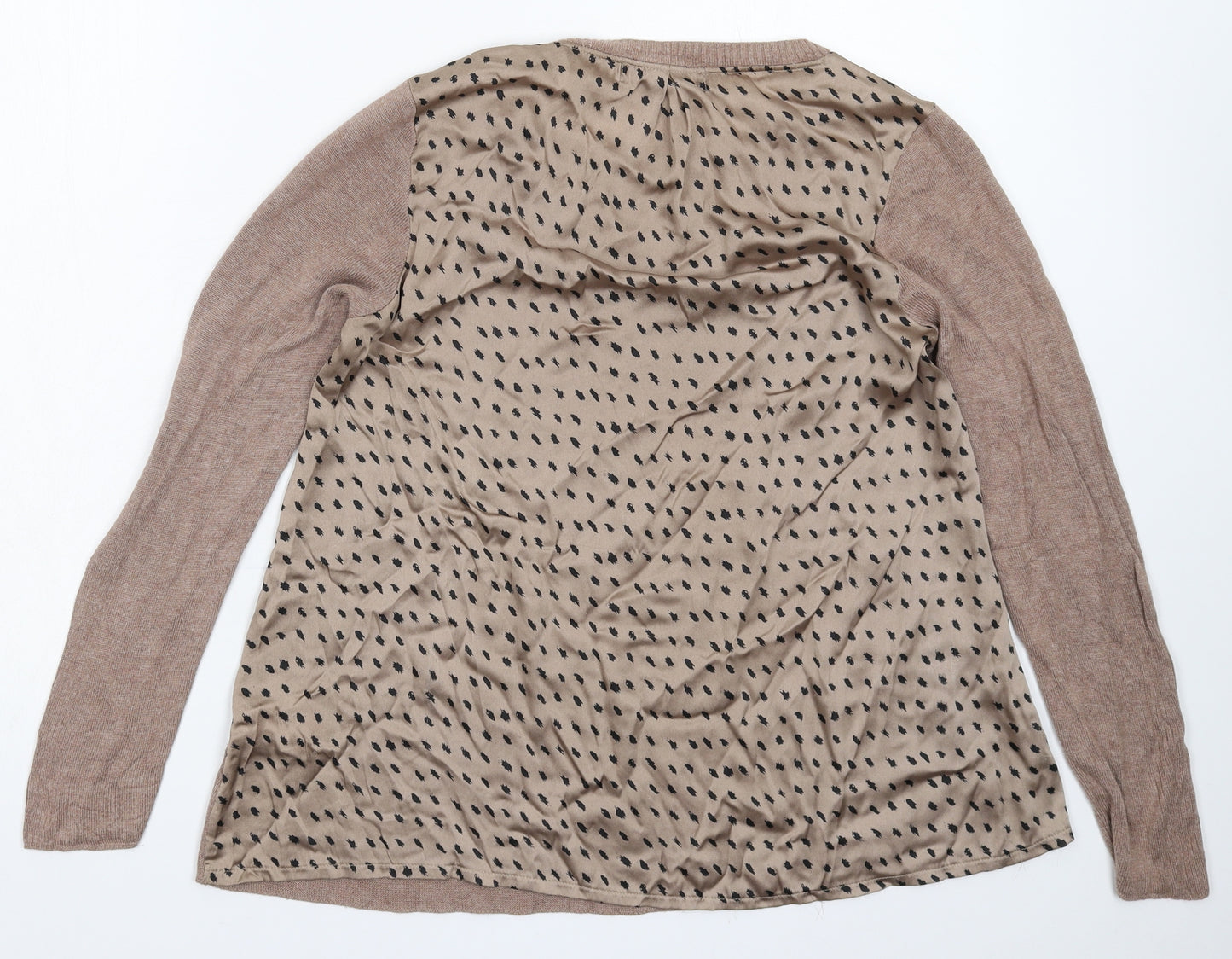 Marks and Spencer Womens Grey  Knit Pullover Jumper Size 12