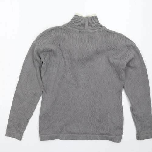 Blue Inc Womens Grey  Knit Pullover Jumper Size 10