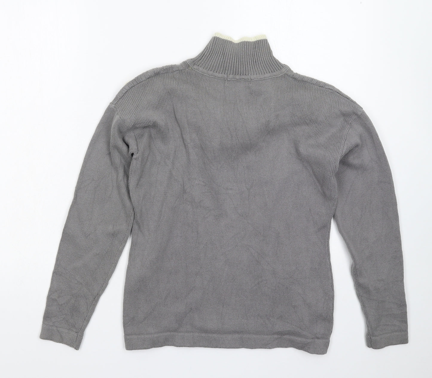 Blue Inc Womens Grey  Knit Pullover Jumper Size 10