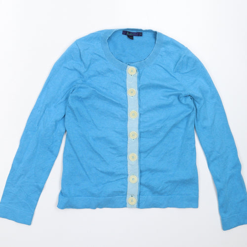 Boden Womens Blue  Knit Cardigan Jumper Size 10