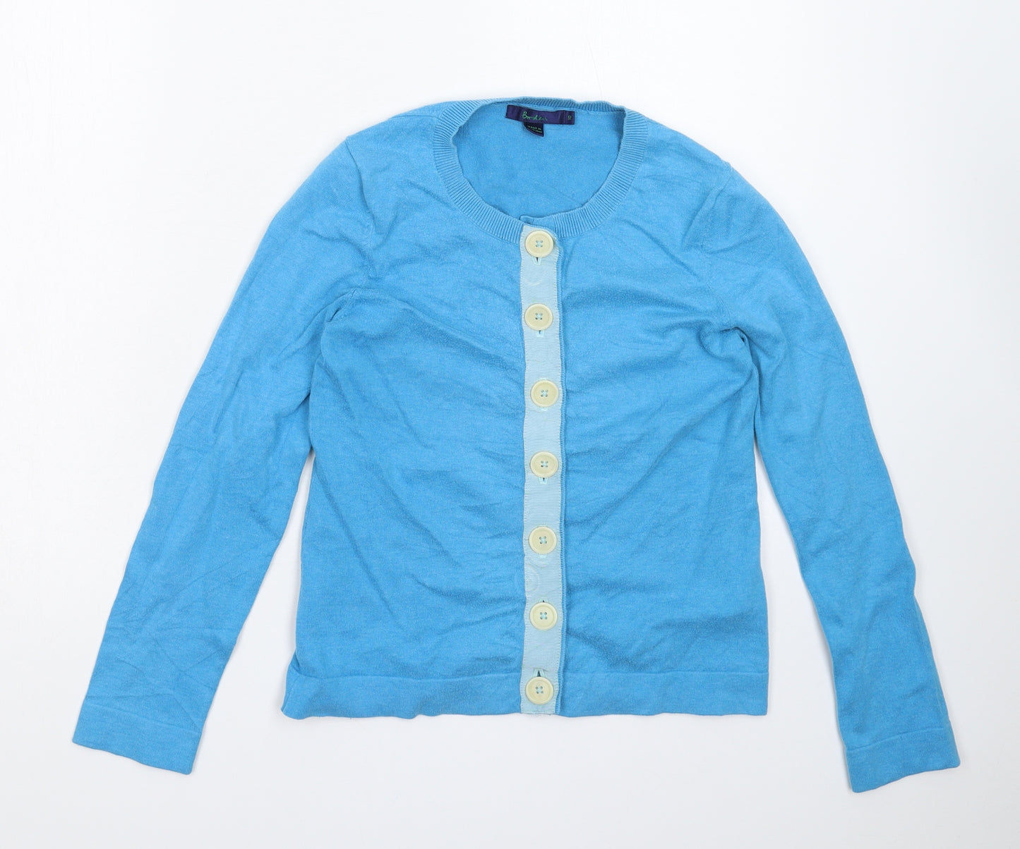 Boden Womens Blue  Knit Cardigan Jumper Size 10