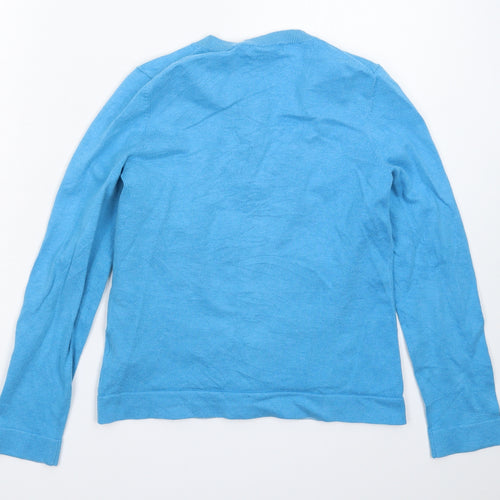 Boden Womens Blue  Knit Cardigan Jumper Size 10