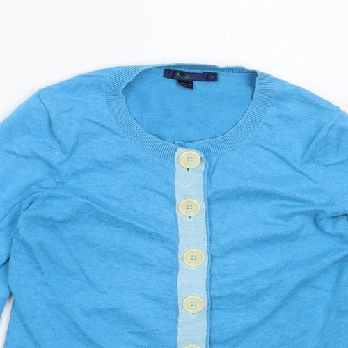 Boden Womens Blue  Knit Cardigan Jumper Size 10