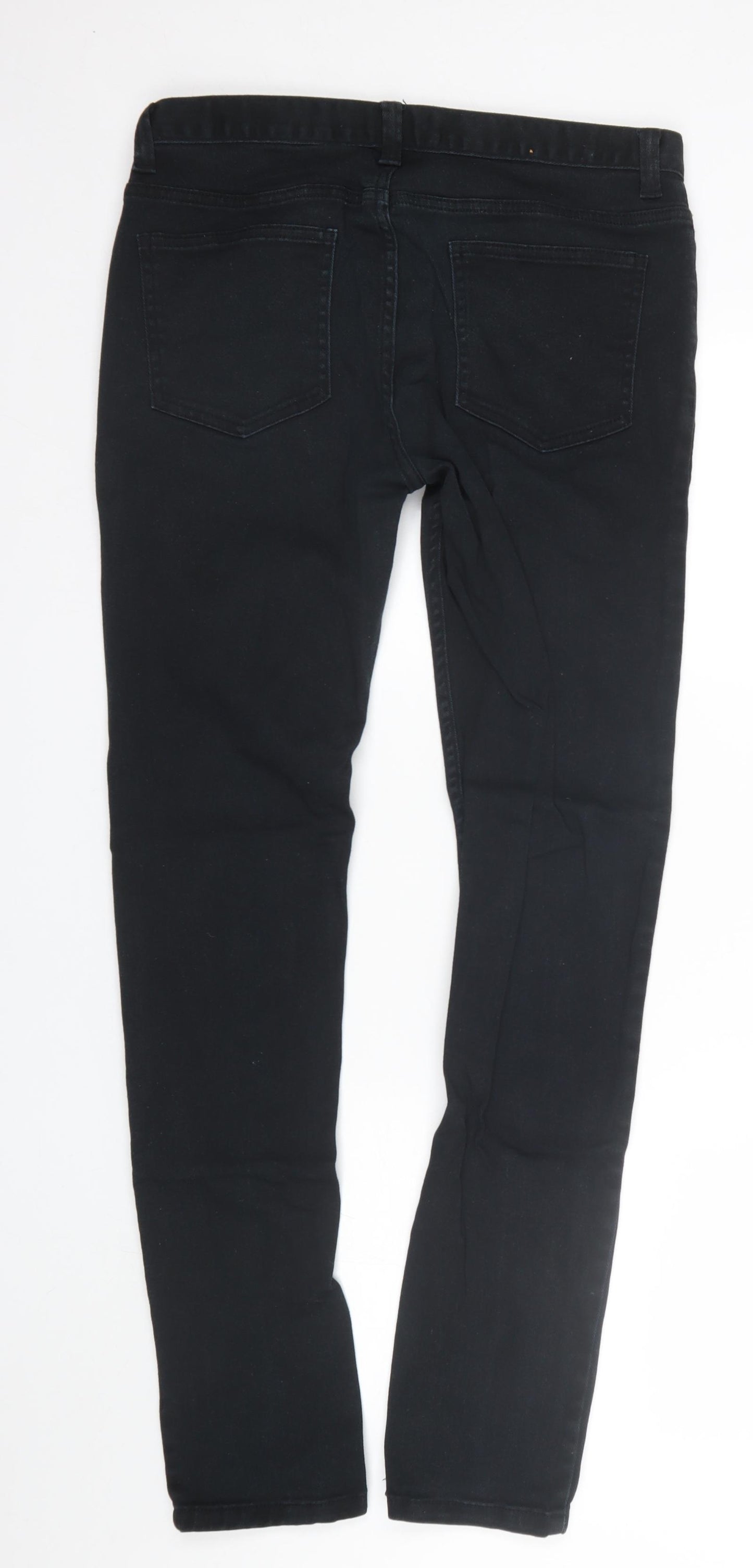 Denim co Mens Black  Denim Skinny Jeans Size 32 L31 in