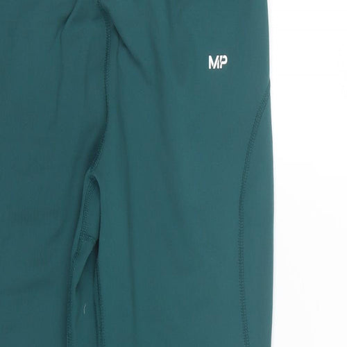 Myprotein Mens Green   Cropped Leggings Size M L25 in