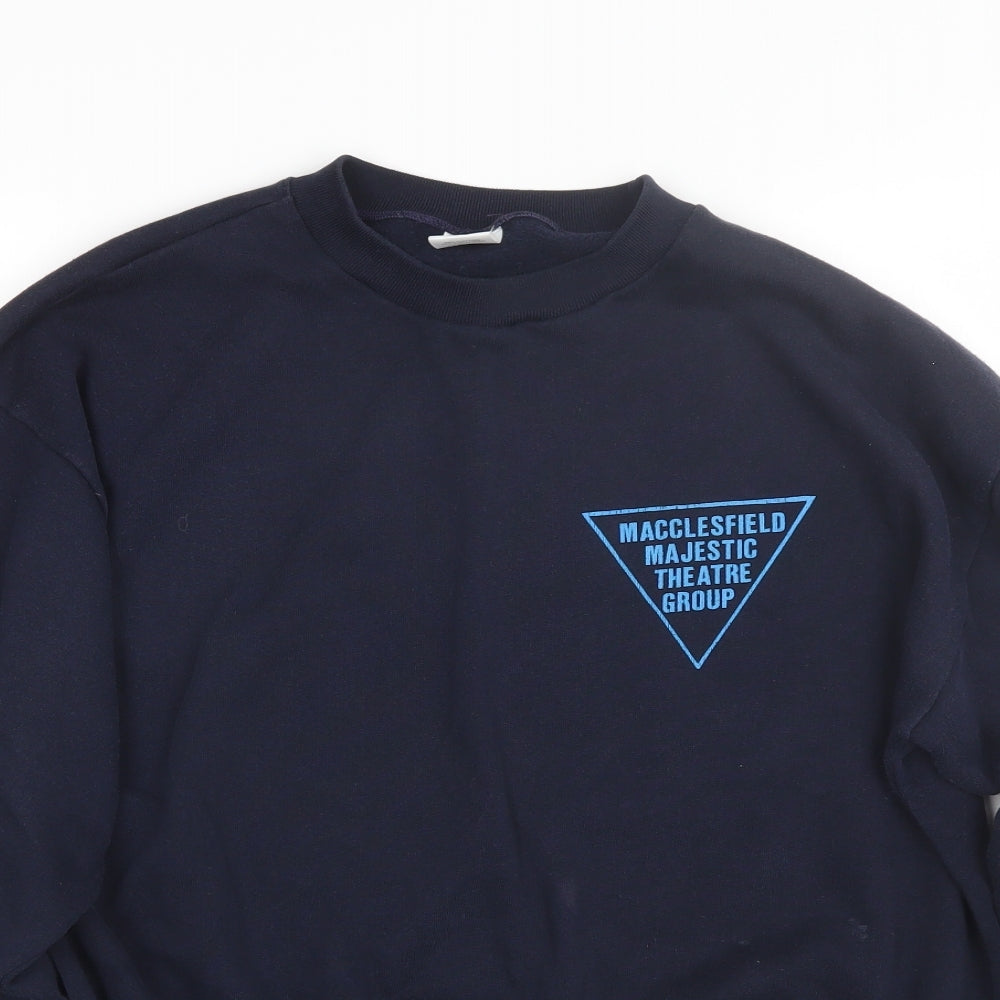 MPA Mens Blue   Pullover Sweatshirt Size M