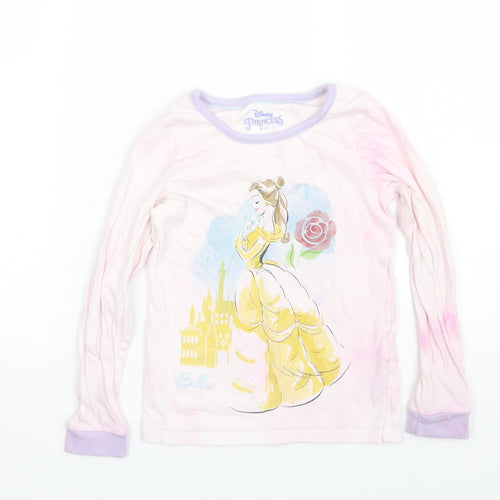 M&S Girls Pink   Top Pyjama Top Size 6-7 Years  - Disney