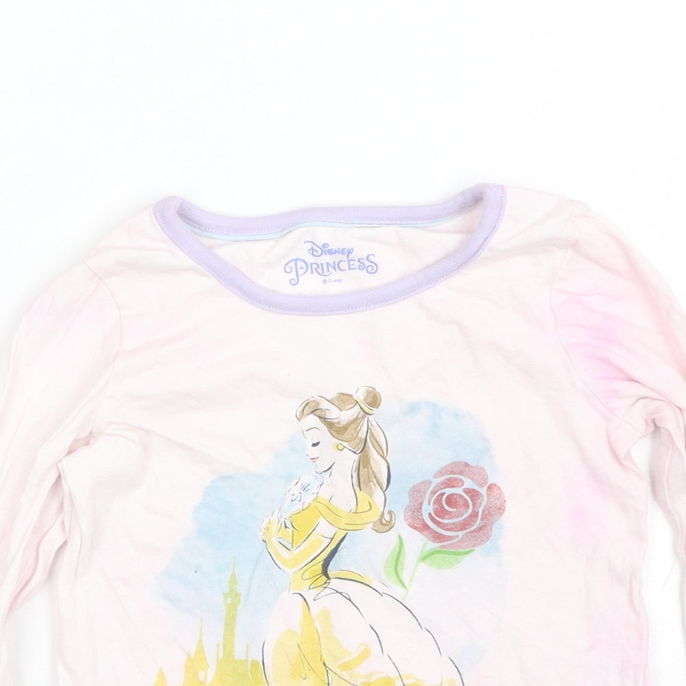 M&S Girls Pink   Top Pyjama Top Size 6-7 Years  - Disney