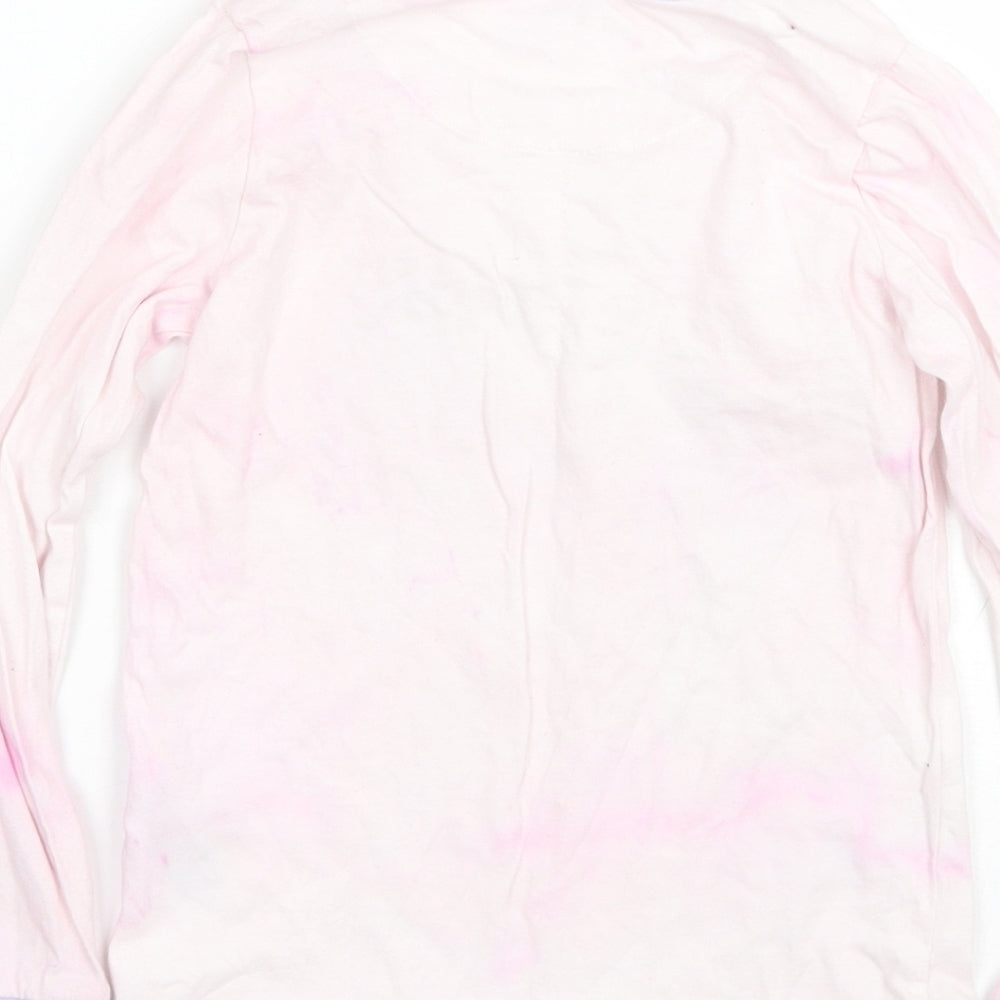 M&S Girls Pink   Top Pyjama Top Size 6-7 Years  - Disney