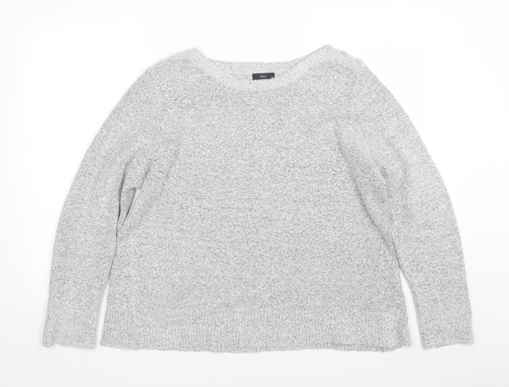 M&Co Womens Grey   Pullover Jumper Size 20