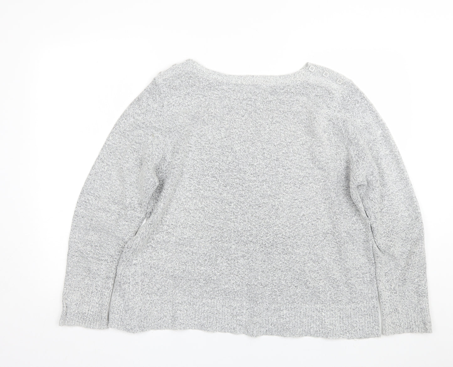 M&Co Womens Grey   Pullover Jumper Size 20