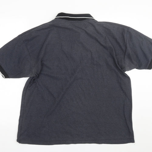M2M Mens Grey    Polo Size XL