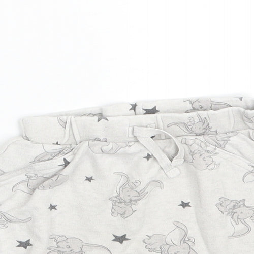 George Girls Grey Animal Print  Cami Sleep Shorts Size 6-9 Months  - Dumbo
