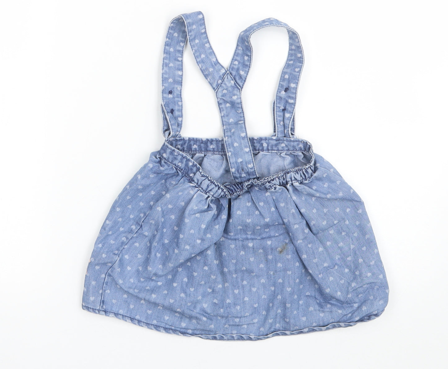 George Girls Blue Polka Dot  Skater Skirt Size 3-4 Years
